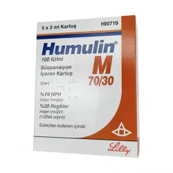 Хумулин М3 инсулин (Humulin-M) 100 МЕ/мл сусп. для ин. 3мл 5шт фото